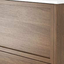 Cali 750mm Walnut Wall Hung Vanity with Basin & Shaving Cabinet Package
